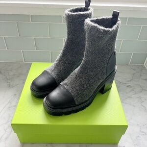 Sam Edelman Rozanna Charcoal Gray Boots, 9.5